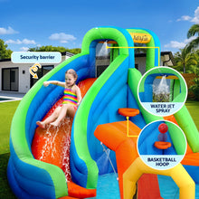 AirMyFun Kids Inflatable Pool Water Slide Cannon Splash Park Castle Outdoor Toys 427X374CM - Santas Workshop Direct