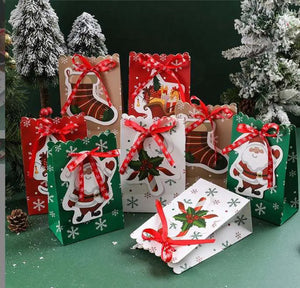 Christmas cookie boxes X12pcs Santas Workshop Direct