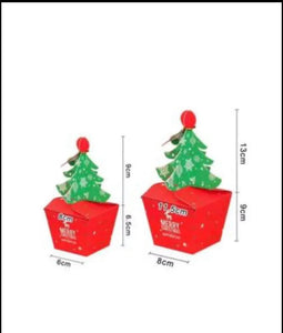 Christmas tree box  large (25cm) x 10 pcs Santas Workshop Direct