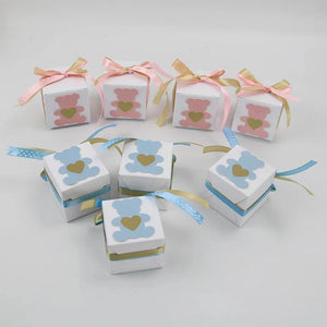 Gender Reveal Gift Favour box / Easter Basket Bunny Bags / Bucket / box x12 pcs Santas Workshop Direct