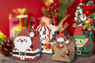  Christmas cookies gift box x 12 pcs Santas Workshop Direct