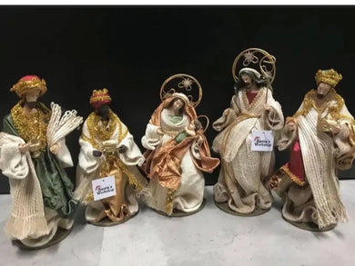 Holy Family Nativity set / scene with manger  -25-35cm Santas Workshop Direct