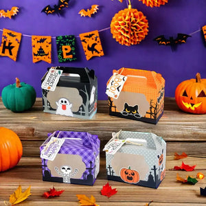 Halloween cookies boxes cup cake boxes gift bags  Santas Workshop Direct