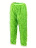 PRE ORDER Christmas Green Furry Monster Santa Costume for Men 6pcs Deluxe Adult Santa Suit Xmas Holiday Outfit Set
