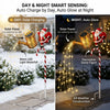 PRE ORDER 1 set Santa Claus Candy Cane Rose Water Kettle & Sprinkler Light