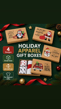 Extra large Christmas Gift wrapping hamper Box 43cm  mixed designs 4pcs