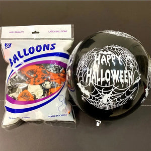 100pcs per pack 12” inch latex Halloween balloons Santas Workshop Direct