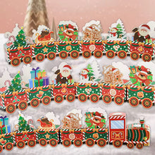 24 Days of Christmas countdown gift packaging boxes Train Design Christmas advent calendar candy boxes - Santas Workshop Direct 