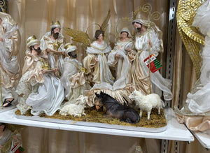 16"Nativity set ( one piece) approx 40 cm - Santas Workshop Direct 