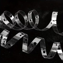 9 Rolls Balloon Chain Strips, 5 Meters Per Roll, Double Hole Balloon Garland Tapes, Decor Strips for Birthday Wedding Christmas Halloween Graduation Parties, Plastic Balloon Additions for Background And Arch Decoration