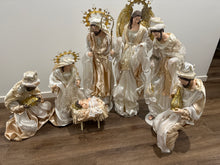 35.5" Large Christmas Holy Family-32.5"Three Wise Men, including Angel  (approx. 80-90 cm)