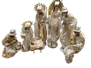 35.5" Large Christmas Holy Family-32.5"Three Wise Men, including Angel  (approx. 80-90 cm)