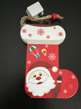 Christmas Tree Santa Ornament with LED Lights – 1PC Festive Reindeer Hanging Decoration for Christmas Tree, Home, Party & Holiday Décor