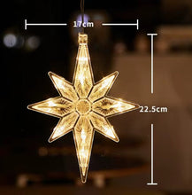 PRE ORDER 2pcs, Polaris Suction cup String Lights, Christmas Decorations, Indoor, Battery Operated, Christmas Lights,Curtain Lights, Fall, winter, Bedroom Decor, Christmas Wedding, Xmas, New Year(Batteries not included)