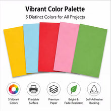 A4 Self Adhesive Sticker Paper Sheet Label Laser Inkjet Print Mailing Address MATT FLURO YELLOW  100 A4 Laser Label - 1up - 210x296mm - 100 per pack