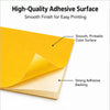 A4 Self Adhesive Sticker Paper Sheet Label Laser Inkjet Print Mailing Address MATT FLURO YELLOW  100 A4 Laser Label - 1up - 210x296mm - 100 per pack