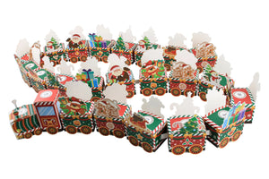 24 Days of Christmas countdown gift packaging boxes Train Design Christmas advent calendar candy boxes - Santas Workshop Direct 