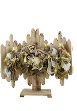 9.75”(25cm)Christmas Nativity on a stand 21.75”(55cm)