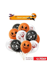 100pcs per pack 12” inch / 28 cm latex Halloween balloons Santas Workshop Direct