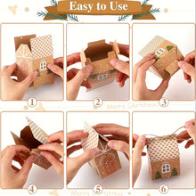 Christmas Gingerbread House cookie / candy bakery box