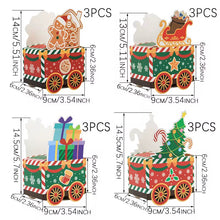 24 Days of Christmas countdown gift packaging boxes Train Design Christmas advent calendar candy boxes - Santas Workshop Direct 
