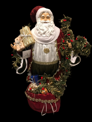 20” Standing Red Santa Claus  -51cm - Santas Workshop Direct 