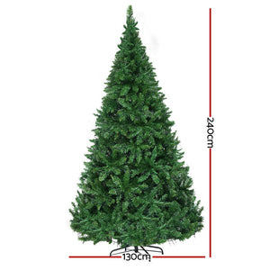 Jingle Jollys Christmas Tree 1.5m 160 LED Xmas Tree Party Decorations 355 Tips - Santas Workshop Direct 
