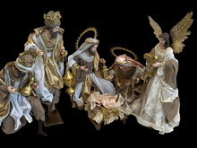 15.5"Religious Holy Family 40 cm approx & 17.5 Three Wise men approx 45 cm Angel 17.25” - Santas Workshop Direct 