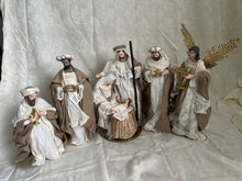 Christmas Religious Holy Family standing Angel 40cm approx. (16”) plus 3 Wise Men