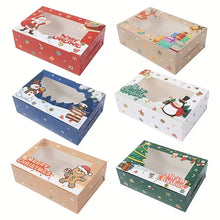 12pcs Gift for Her/Him New Christmas Gift Boxes with 4 Compartments - Featuring Festive Snowman And Tree Designs - Equipped with Insert Dividers, Suitable for Holiday Gifts And Party Favors for 500 Different Occasions