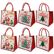 Christmas Party Favour Gift Packaging Bags Reusable Xmas Holiday Party Supply Presents Sacks with handle - Santas Workshop Direct 