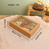 3 Sets Kraft Paper Picnic Boxes – Disposable Food & Bakery Takeaway Containers | Portable Lunch, Dessert, Cake & Picnic Packaging
