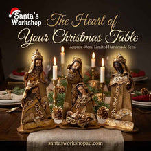 🎄 40cm Handmade Christmas Religious Nativity Set – Holy Family Scene, Christian Christmas Home Decor & Holiday Gift ✨
