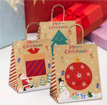 Personalised Christmas Cookie Gift Bags – Custom Bakery Treat Packaging for Cookies, Candy & Holiday Gifts