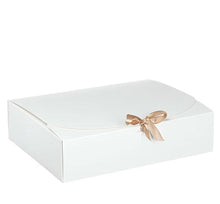 10pcs White paper party gift box, foldable gift packaging box, ribbon matching, birthday gift box, wedding decoration box (Copy)
