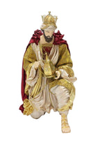 Red Large 3 Wise  Men  nativity set with manger(44.5") approx. 170 cm PRE ORDER CHRISTMAS 2026 - Santas Workshop Direct 