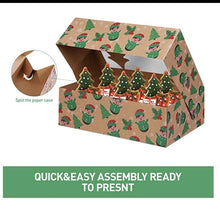 12PCS Christmas Cookie Box Biscuits Cup Cake Muffin Cupcake Party Favor Xmas