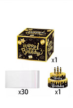Birthday Money Box For Cash Gift Pull, Money Gift Boxes Pull For Cash Out Gift