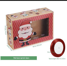 12PCS Christmas Cookie Box Biscuits Cup Cake Muffin Cupcake Party Favor Xmas