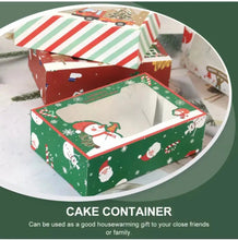 12PC Christmas Candy Cookie Box Party Gift Bakery Cupcake Muffin Cake weddingBox