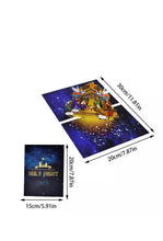 Christmas Pop Up Card, 3D Christmas Cards, Christmas Cards,religious Santa Xmas