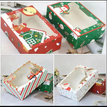 12PC Christmas Candy Cookie Box Party Gift Bakery Cupcake Muffin Cake weddingBox