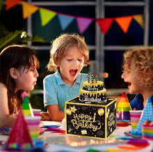 Birthday Money Box For Cash Gift Pull, Money Gift Boxes Pull For Cash Out Gift