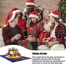 Christmas Pop Up Card, 3D Christmas Cards, Christmas Cards,religious Santa Xmas