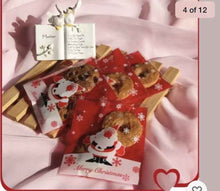 Xmas Cellophane Bag Cookie Fudge Candy Self Adhesive OPP Plastic Supplies X 40pc