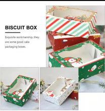 12PC Christmas Candy Cookie Box Party Gift Bakery Cupcake Muffin Cake weddingBox