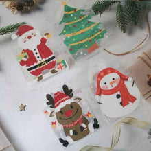 12PCS Christmas Gift BOX Clear Cookie Candy Treat Bakery Party Favour BOXES
