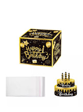 Birthday Money Box For Cash Gift Pull, Money Gift Boxes Pull For Cash Out Gift