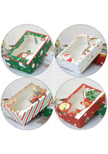 12PC Christmas Candy Cookie Box Party Gift Bakery Cupcake Muffin Cake weddingBox