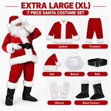 Santa Claus Suit Costume Party 7 pcs